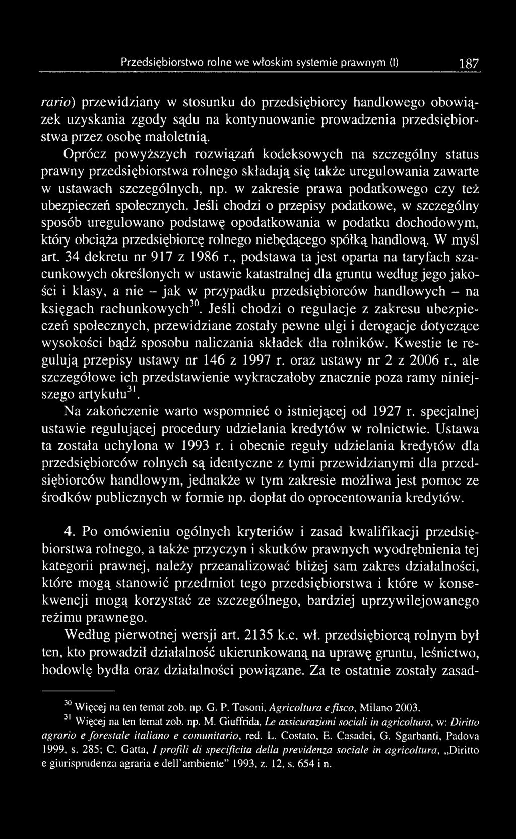 34 dekretu nr 917 z 1986 r.