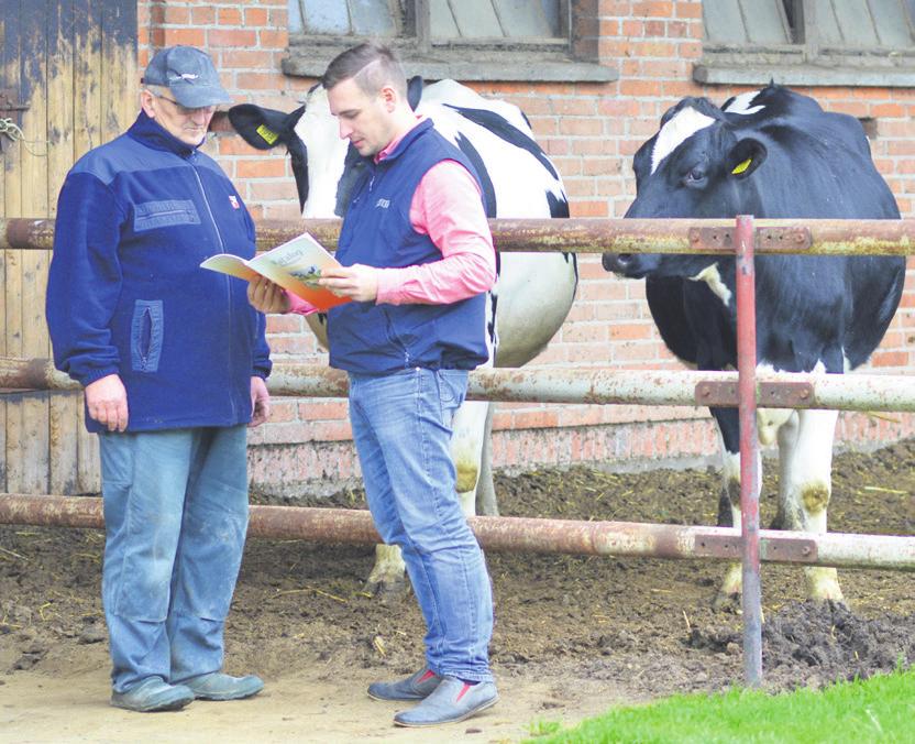 6 Gospodarstwo znajdujące się w miejscowości Kaczagórka (gmina Pogorzela), od wielu pokoleń zajmuje się produkcją mleka.