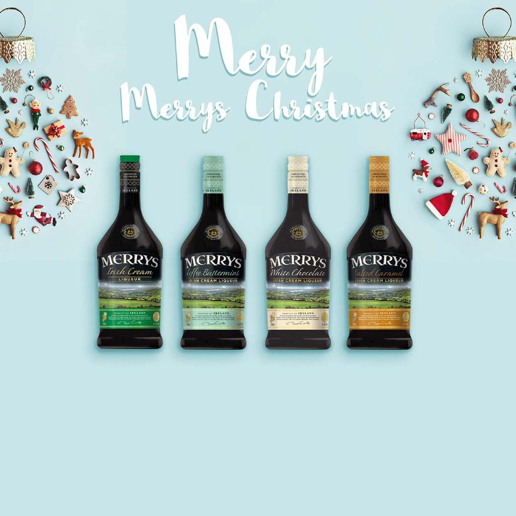Wpisz na swoją listę prezentów likiery Merrys. To mieszanka klasycznej whiskey z irlandzką śmietanką. Poleca się je nie tylko kobietom, ale każdemu kto lubi taki alkohol w słodkim wydaniu.