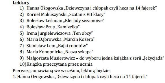 9. Informacja z MEN Uczniowie mają prawo do bezpłatnego dostępu do materiałów edukacyjnych (podstawa prawna: ustawa o systemie oświaty).