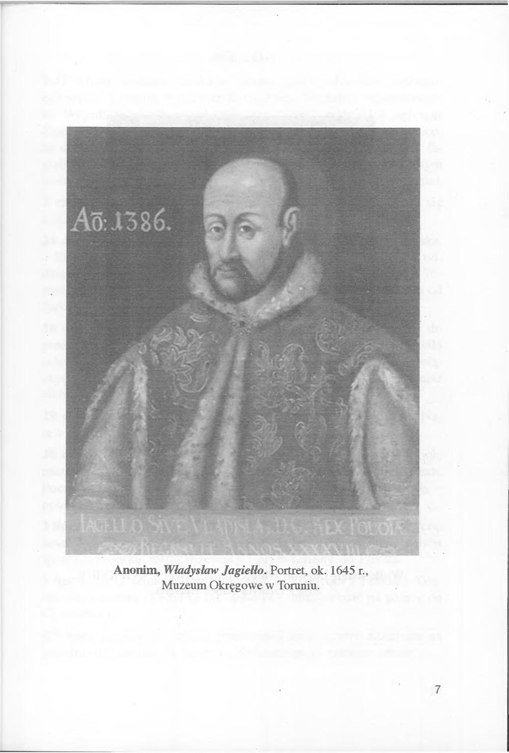 Anonim, Władysław Jagiełło.