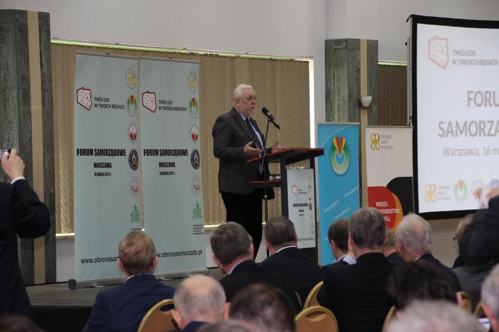 To, że samorząd powinien sam się rządzić zaznaczał Olgierd Geblewicz, prezes Związku Województw RP, marszałek województwa zachodniopomorskiego.
