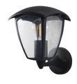 Decorative lighting in classic style; casing: dark grey aluminium alloy and plastic cover. Oświetlenie ogrodów, parków, altan, elewacji.