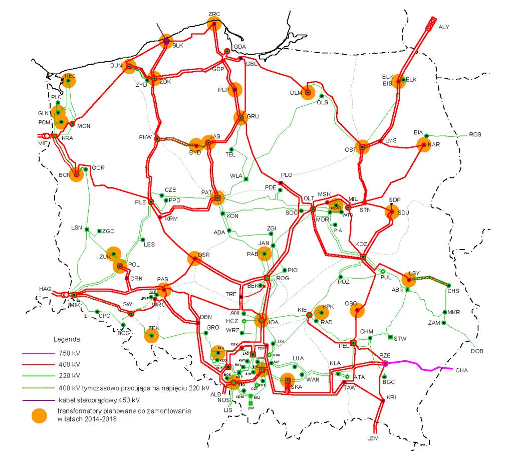 Nr 3(11) - 014 Rynek Energii Str. 110 dzonych analiz.. POTRZEBA MODERNIZACJI W ramach modernizacji populacji transformatorów w PSE S.A. aktualnie realizowane jest zadanie pt.