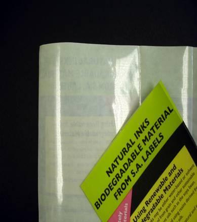 8. ZASTOSOWANIE : LAMINOWANIE PAPIERU Dlaczego folia EarthFirst PLA?