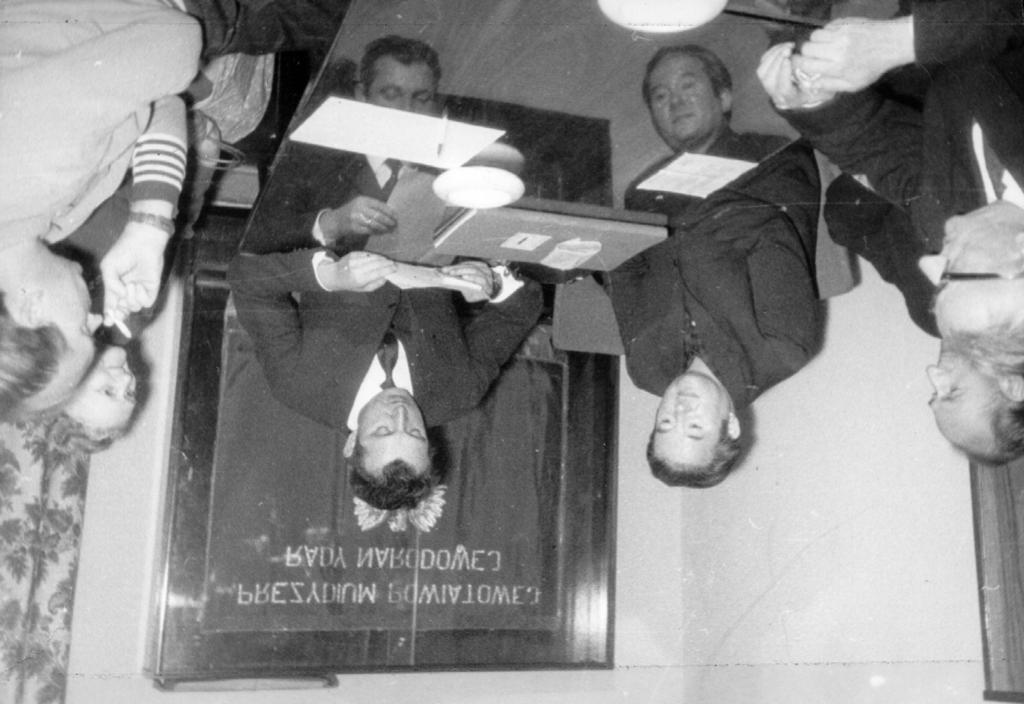 Ignacy Skrzypek Ryc. 9. Bytów, Inauguracyjne posiedzenie Kolegium Muzeum Zachodnio-Kaszubskiego w Bytowie w 1969 r.