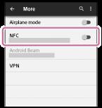 Połączenie jednym dotknięciem (NFC) ze smartfonem (system Android 4.