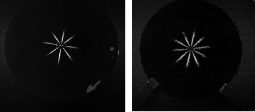 Rozwój optycznego czujnika zawirowania do silników o ZS... peak to peak signal has to be a measure for the swirling flow in the top dead center, not influenced by the injector properties.