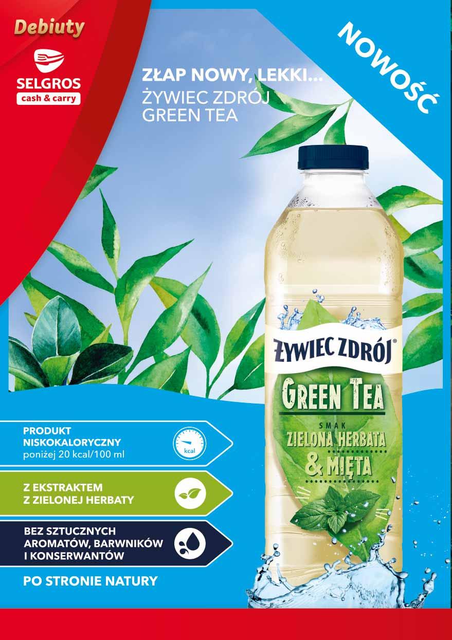 2 29 ŻYWIEC ZDRÓJ GREEN TEA 1,5 L różne