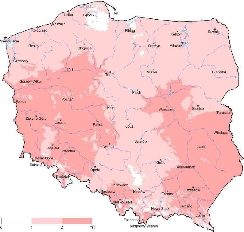 Suma opadu atmosferycznego w październiku 2013 i w wieloleciu 1971-2000.