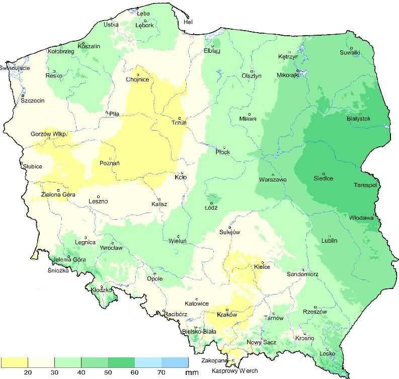 Wyniki techniczno-produkcyjne osiągnięte w kampanii cukrowniczej 2013/2014 w Polsce Strona: 6 z 38 Średnia miesięczna temperatura powietrza w kwietniu była wyższa o 0,4 o C od normy wieloletniej.
