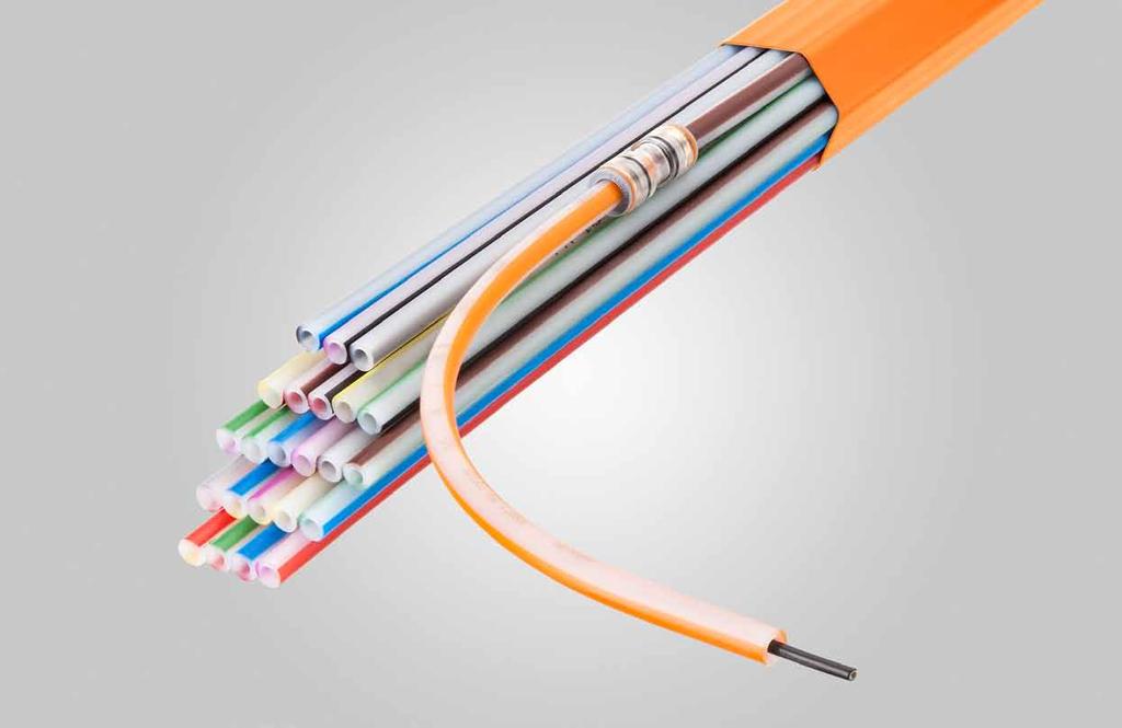 7 Sieć dostępowa abonencka (FTTH / FTTB) speed pipe bundle ground SRV-G 24 7 tc SRV-G tc do instalacji w ziemi Zalety rozwiązania: Wiązki mikrorur grubościennych SRV-G tc do bezpośredniego ułożenia w