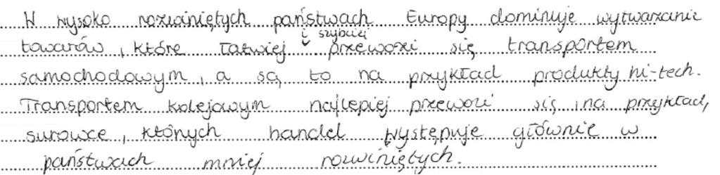18 Sprawozdanie z egzaminu maturalnego 2017 W każdym arkuszu maturalnym z geografii występują zadania wymagające wykazania się umiejętnością przetwarzania dostarczonych w materiale źródłowym