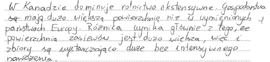Informacje potrzebne do rozwiązania zadania zawarto w tabeli, a poziom wykonania zadania wyniósł tylko 32%.