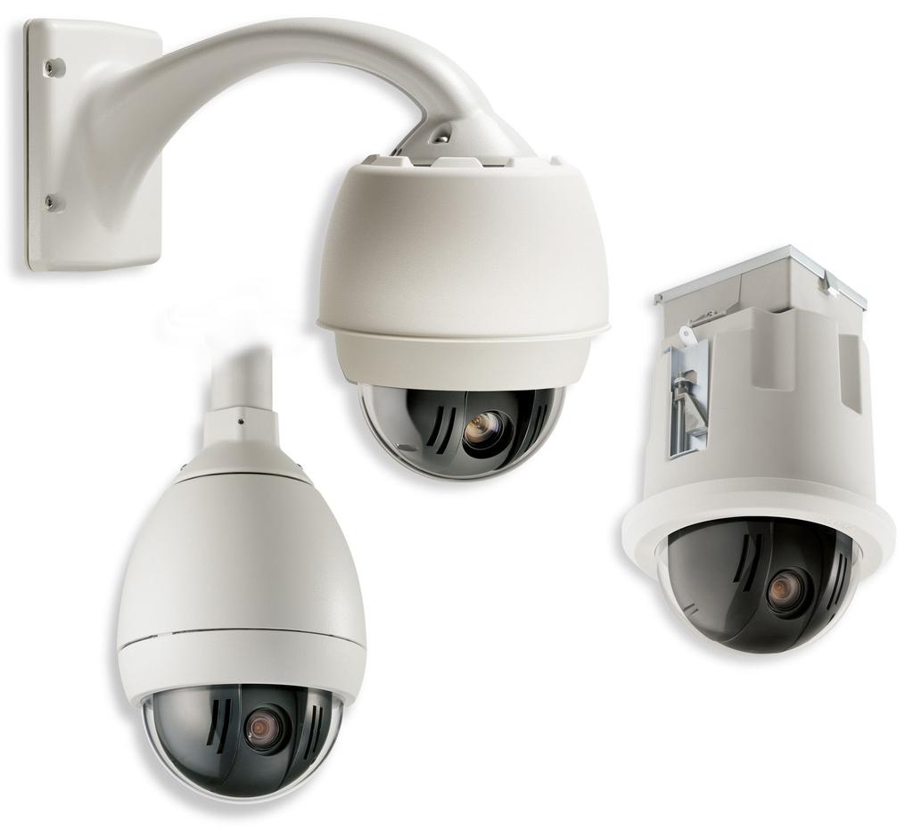 System telewizji przemysłowej (CCTV) Inteligentna kamera PTZ AutoDome serii 500i Inteligentna kamera PTZ AutoDome serii 500i W pełni wymienne moduły procesora, kamery, obudowy, moduły komunikacji i