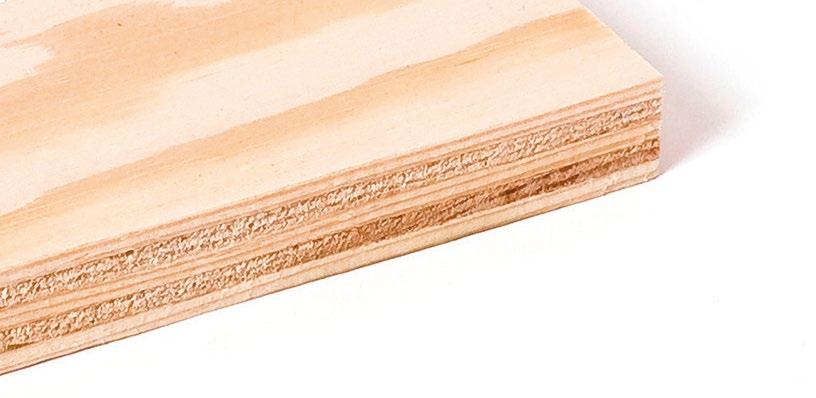 Paged Softwood Sklejka iglasta grubowarstwowa o budowie krzyżowej.