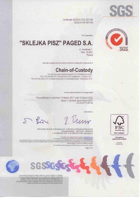 Certifikaty Zgodności Sklejka z fabryk SKLEJKA -PISZ PAGED S.A. i PAGED SKLEJKA S.A. przeszła pozytywnie badania na zgodność z regulacjami niemieckiego prawa budowlanego.