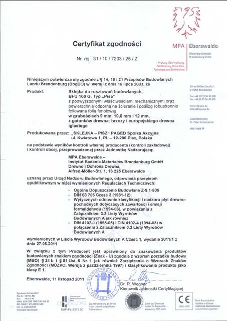 9001. Kolejnym etapem było uruchomienie prac maldehydu. klasy higieniczności E1 nad wdrożeniem Zintegrowanego Systemu Zarządzania.