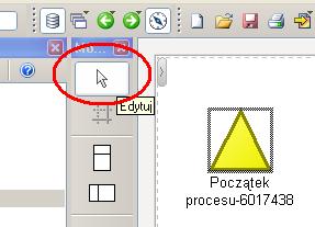 Wstawienie obiektów (elementów) procesu c.d.