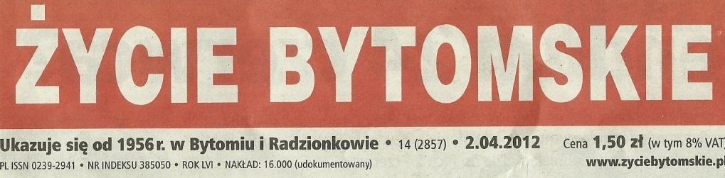 2012r. oraz 2.05.2012r. treningi odbędą się planoo.