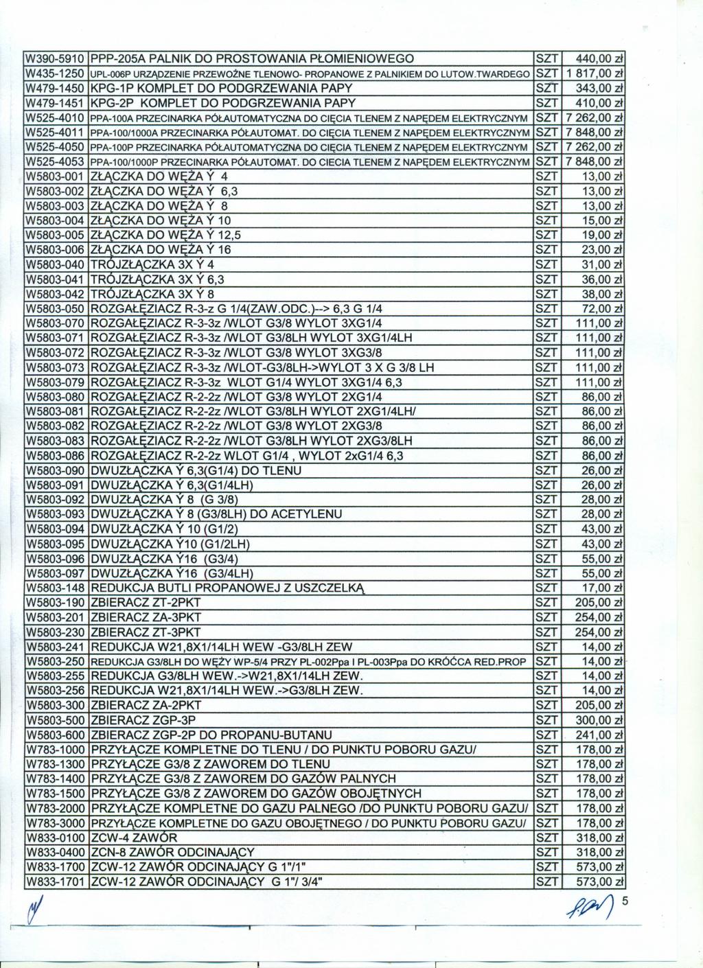 W390-591O W435-1250 W479-1450 W479-1451 W525-4010 W525-4011 W525-4050 W525-4053 W5803-001 W5803-002 W5803-003 W5803-004 W5803-005 W5803-006 W5803-040 W5803-041 W5803-042 W5803-050 W5803-070 W5803-071