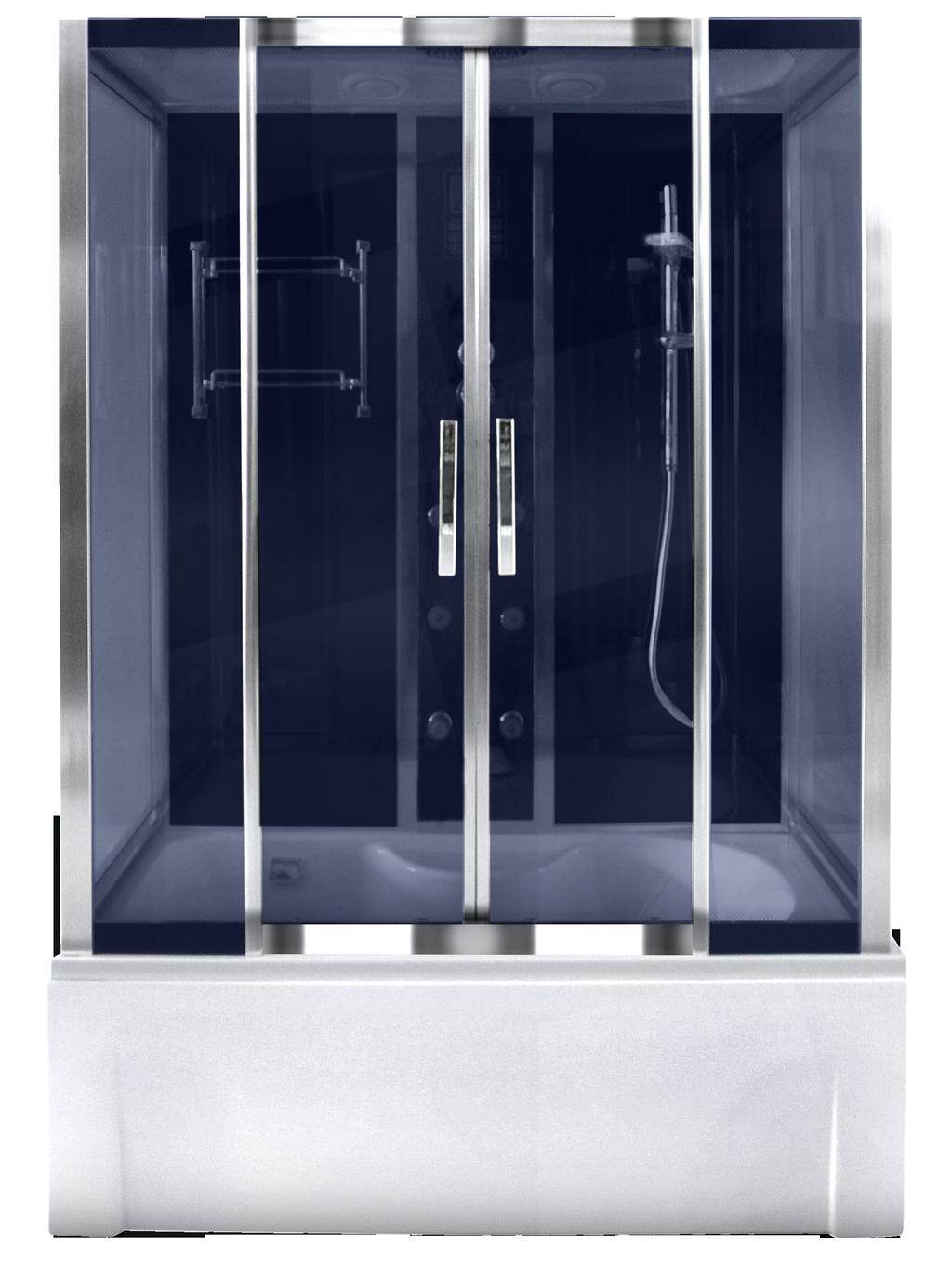 szyby drzwiowe 6mm, lustrzane szyby tylne deszczownica dotykowy panel sterowania w panelu prysznicowym Szkło: Przyciemniane wielofunkcyjna słuchawka