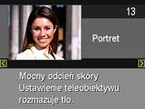 4. Naciśnij [SET], aby skonfigurować aparat zgodnie z ustawieniami dla wybranej sceny. Nastąpi powrót do trybu REC. Ustawienia dla wybranej sceny pozostają aktywne do momentu wyboru innej sceny.