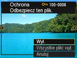 Edycja obrazów (Menu odtwarzania) Więcej informacji na temat operacji w menu znajduje się na stronie 47.