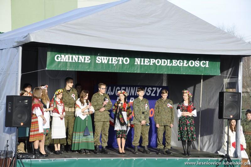 Uroczystość swoim występem uświetniała Młodzieżowa Orkiestra Dęta z