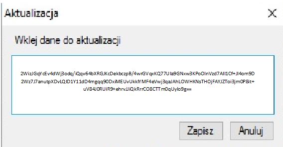 znaków i klikamy Zapisz -