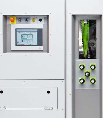 Maszyna DSB Twinhead NG XM imponuje łatwością obsługi. Ekran dotykowy i jego łatwo zrozumiały system menu niezawodnie prowadzą operatora przez program.