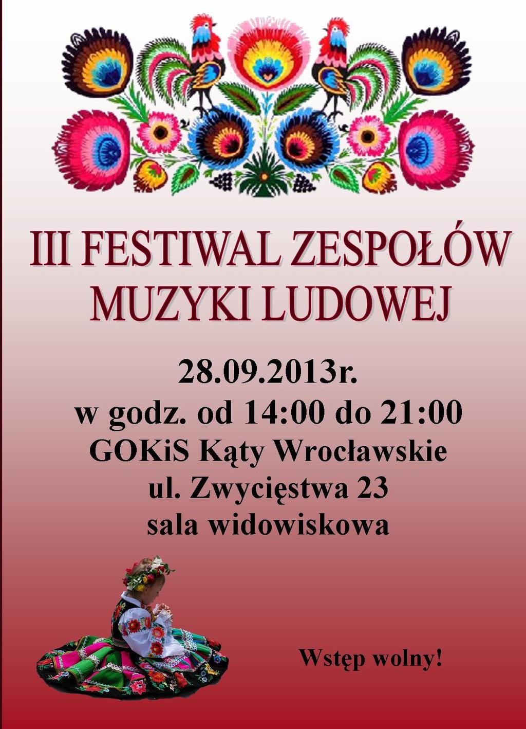 W tym numerze: III Festiwal Zespołów Muzyki Ludowej 1 Plan zajęć 2 Ibuki w Bibliotece GOKiS 3 Zajęcia JOGI 4 Dożynki Gminne 5-6 Zapraszamy na wystawę 7 Konkurs czytelniczo-plastyczny 8 Spotkanie