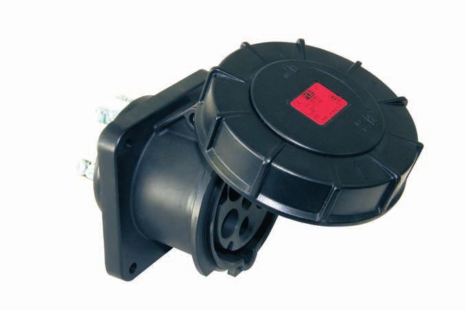 POWER TWIST Gniazdo tablicowe proste kontakt klatkowy płytkowe - aby zamówić styk sterujący należy dodać 5 np. 3335-6xs - aby zamówić styk z systemem sterującym (PCS) należy dodać 6 np.