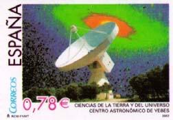 Na znaczku ZSRR z 1987 roku przedstawiony jest radioteleskop RATAN-600 (Radio-Astronomi