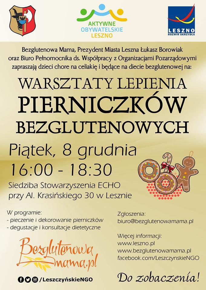 W programie pieczenie i dekorowanie pierniczków oraz degustacje i konsultacje dietetyczne.