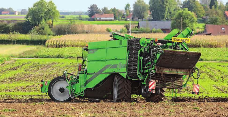 Najbardziej zwrotny cztero-rzędowy kombajn do ziemniaków Zaprojektowany w polu Kompaktowa budowa i