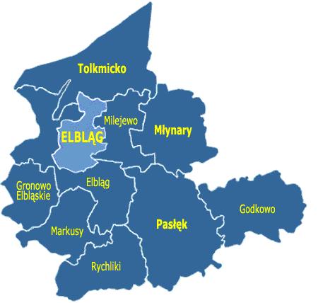 1.2.Charakterystyka Gminy Godkowo Gmina Godkowo jest gminą wiejską położoną w powiecie elbląskim, tj. w zachodniej części województwa warmińsko mazurskiego.