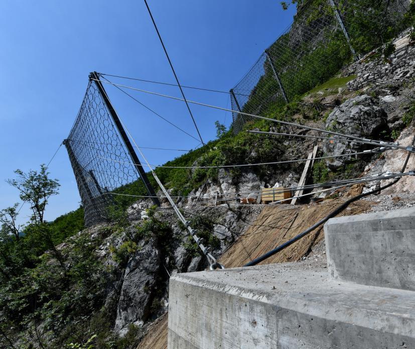 Rockfall barrier RXE-3000 Detail