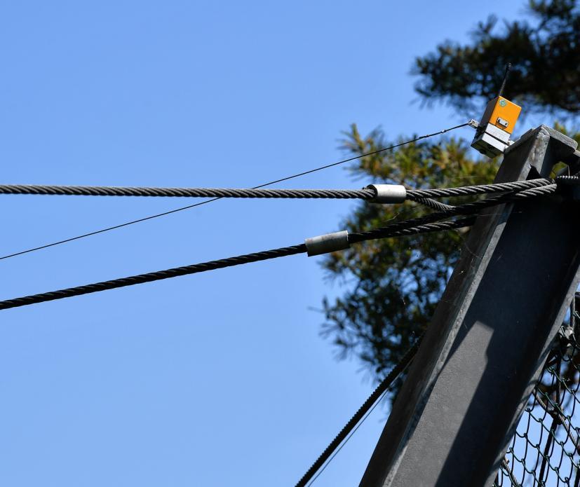 yellow, the Sentinell sensor system which monitors for the the