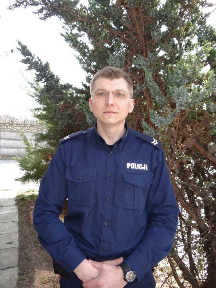 Wprowadzenie Komendanta Powiatowego Policji w Strzelcach Opolskich Rozkazem Komendanta Wojewódzkiego Policji w Opolu, podinsp.