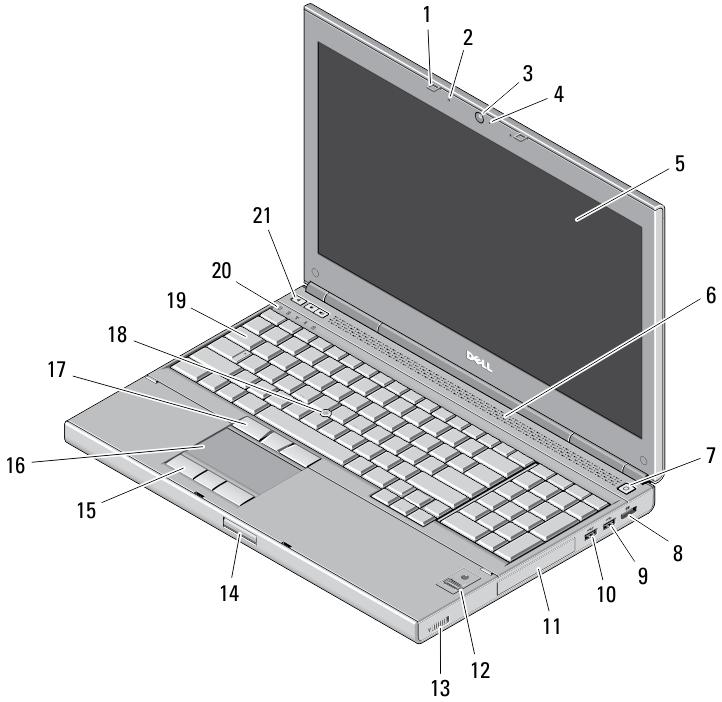 Przenośna stacja robocza Dell Precision M4700/M6700 Konfiguracja i funkcje komputera Informacja o ostrzeżeniach PRZESTROGA: Napis OSTRZEŻENIE informuje o sytuacjach, w których występuje ryzyko