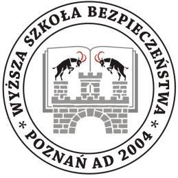 WYŻSZA SZKOŁA BEZPIECZEŃSTWA z siedzibą w Poznaniu A K C E P T U J Ę DZIEKAN WYDZIAŁU SPOŁECZNYCH W.