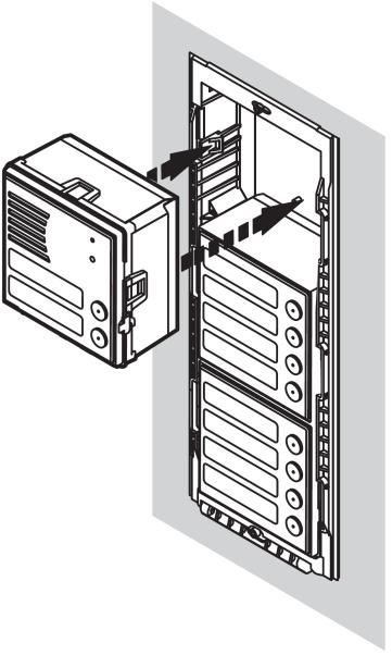W celu montażu konieczna jest odpowiednia obudowa podtynkowa, lub natynkowa. W celu rozbudowy do panelu wideodomofonowego należy dokupić dedykowany moduł kamery 1748/83.