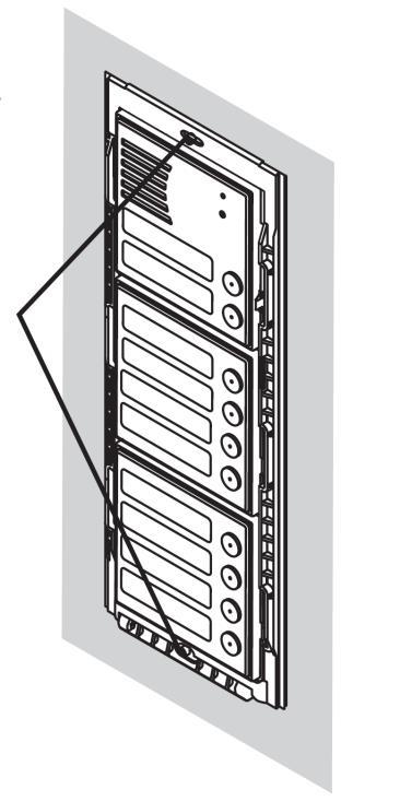 Przykręć panel wywołania 8. Zdejmij front panelu 9.