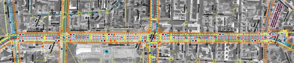 8. Założenia do przekształceń układu komunikacyjnego w centrum Warszawy (Biuro Planowania Rozwoju Warszawy; 2014) Opracowanie stanowi wytyczne programowe dla przekształceń ulic w rejonie ścisłego