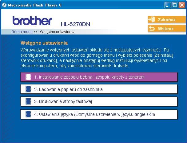 KROK 1 Konfiguracja urządzenia 1 1 Umieść dysk CD-ROM w napędzie CD-ROM. Użytkownicy systemu Windows Użytkownicy systemu Nieprawidłowa konfiguracja NIE podłączaj kabla interfejsu.