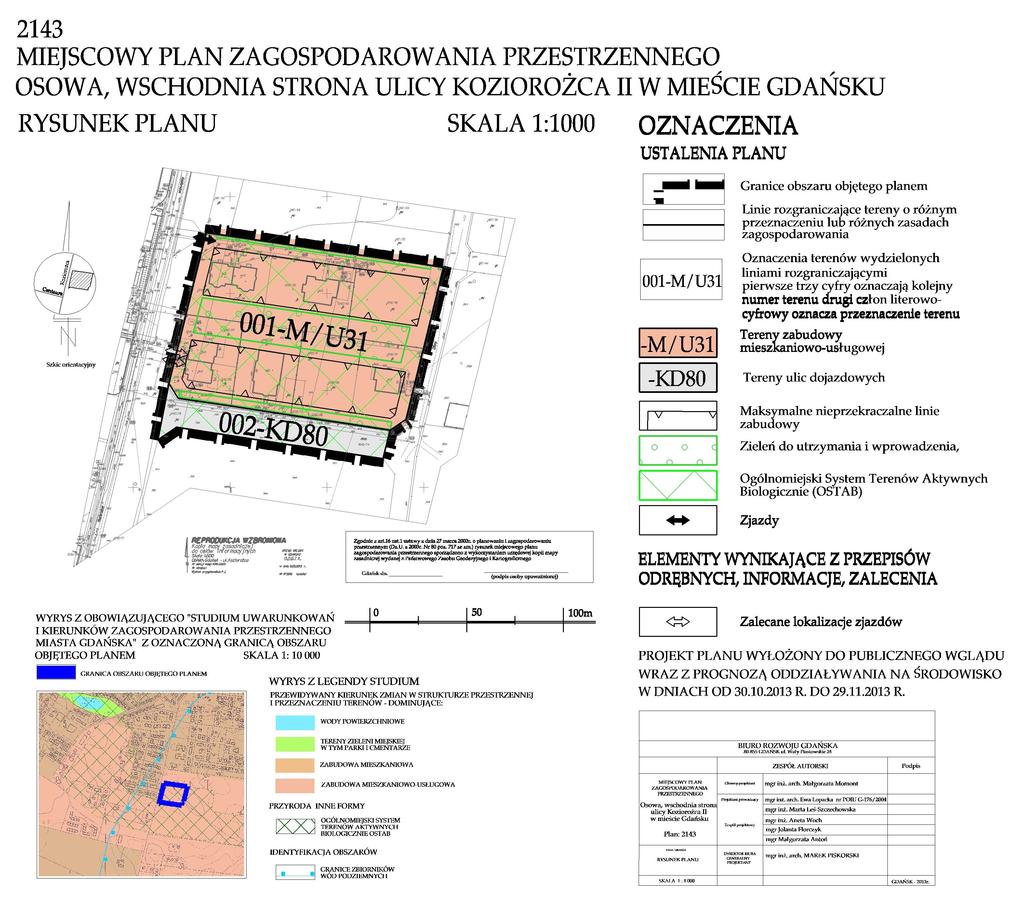 Załącznik Nr 1 do Uchwały Nr XLVIII/1064/14 Rady Miasta Gdańska z dnia 16.01.2014r.