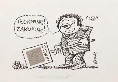 303 Karol Baraniecki (1911-1986) "Kopidołek", ilustracja satyryczna, 1984 r.