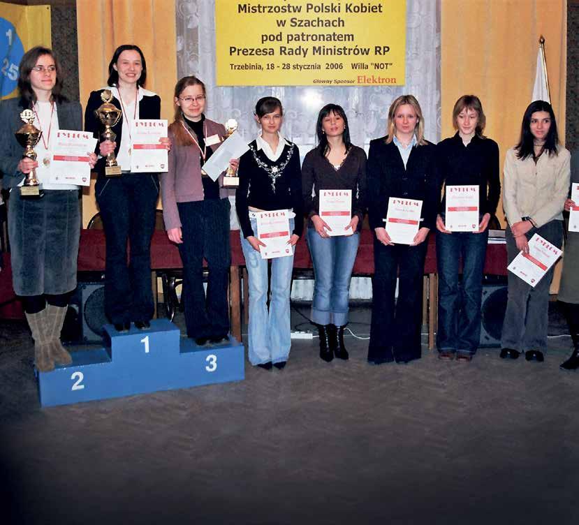 Mistrzostwa Polski Kobiet - Trzebinia Women s Polish Chess Championship 2006 Złoto