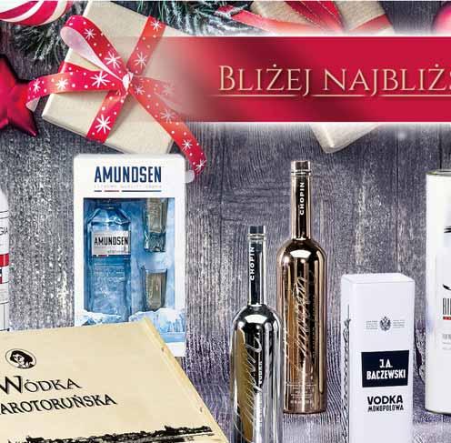 NORVEGIA Red, De Style sprzedaż po 53389797 43 z VAT 511 WÓDKA AMUNDSEN 40% 500 ML Z KIELISZKAMI
